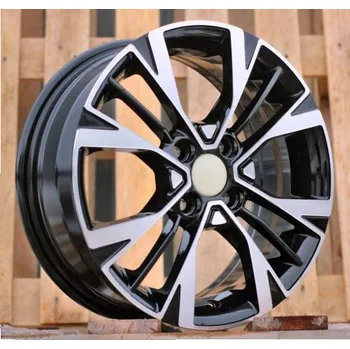 Alu kolo Alu kola Racing Line Y1127, 15x6 4x100 ET51, černá + leštění