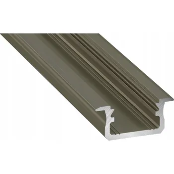 LED osvětlení Hliníkový profil pro LED pásek B 2M inox