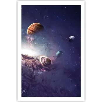 Obraz Obraz plakát do obýváku, ložnice 61x91 cm - motiv vesmíru, plakáty na zeď, bez rámu