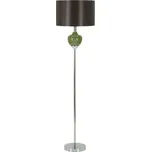 Zeleno-šedá stojací lampa s textilním stínidlem (výška 160 cm) Eva – Mauro Ferretti ID_1727458