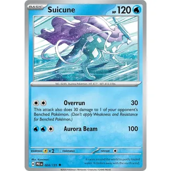 Karetní hra Suicune 024/131 - Prismatic Evolutions Typ karty: Non-Holo