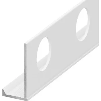 ukončovací lišta Lišta ukončovací "L" Eviso stone white mat, hliník komaxit, délka 270 cm, výška hrany 10 mm, ALWH0410