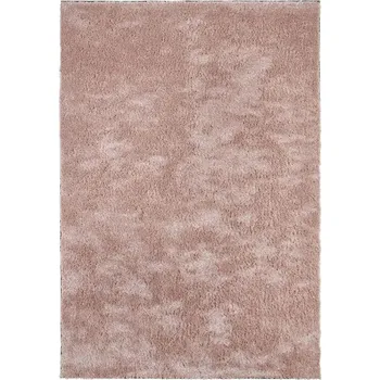 Koberec Růžový huňatý koberec shaggy do obýváku, super měkký 120x170 cm