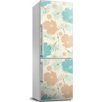 Fototapeta Samolepící dýha na ledničku Květinový vzor