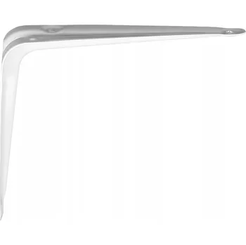 Úhloměr PODPĚRA DESKY POLICE STOLU ODOLNÝ ÚHELNÍK 250 x 200 MM OCEL 1,1 MM