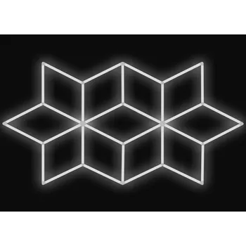 Kompletní LED svítidlo 96,8 x 165,5 cm bílá 4000 K