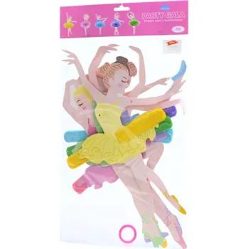 BALETKA NAROZENINOVÝ VELKÝ BANNER GIRLANDA