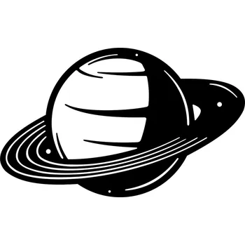 Kancelářský nábytek Magnetická tabule na zeď 50 cm Černá magnetická tabule SATURN 2