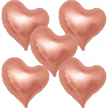 Balónek Balónky Takarakosan 14" růžové zlato 5 ks