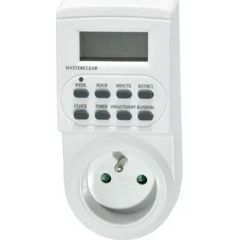 Bezpečnostní kamera GTV Elektronické spínací hodiny do zásuvky s pamětí - časovač PC-ELE724-00