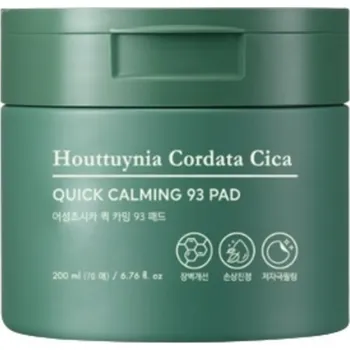 Tony Moly Houttuynia Cordata Cica Quick Calming 93 Pad ( 70 ks ) - Zklidňující pleťové tampony