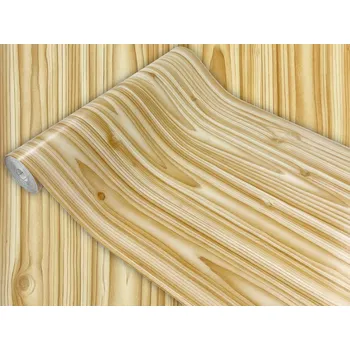 Tapeta Samolepicí dýha na nábytek, šířka 45 cm, PVC Fólie imitující dřevo, BOROVICE