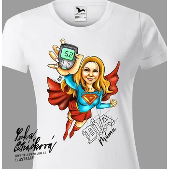 DIA triko Dia máma vel. S, bílá, dámské