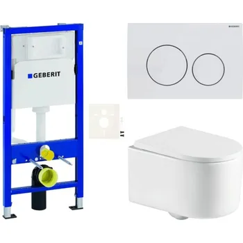 Klozet Závěsný wc set do lehkých stěn / předstěnová SAT SIKOGESTOR72D20