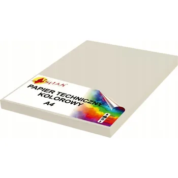Kancelářský papír Technický papír A4 160g šedý, 50 listů