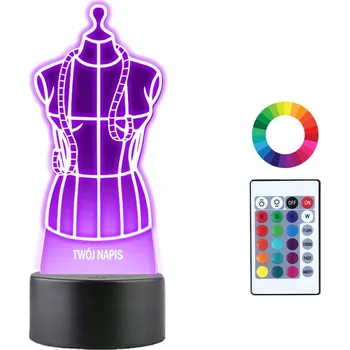 Lampička Plexido vícebarevná Noční lampa