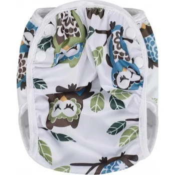 Kojenecké plavky T-Tomi Plenkové plavky, bílé sovy, velikost M