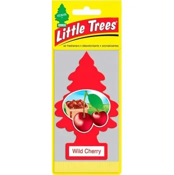 Vůně do auta Osvěžovač vzduchu Little Trees Wild Cherry (Divoká třešeň)