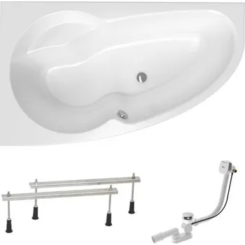 Vana Asymetrická vana Laguna Luiza 150x95 cm akrylát levá SIKOLU1500LAPN