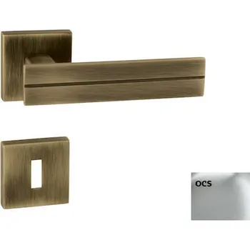 Dveřní kování Klika Naturel LINHA1-HR,cr broušený, WK LINHA1HROCS