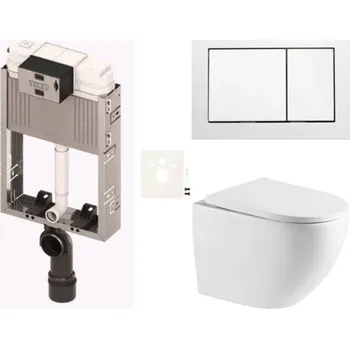 WC sada Závěsný wc set k zazdění SAT SIKOTZTOR67B