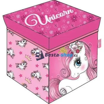 úložný prostor na hračky Box na hračky / židle - Unicorn Jednorožec