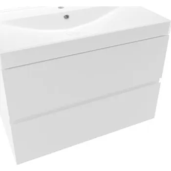 Koupelnový nábytek Koupelnová skříňka s umyvadlem Naturel Verona 80x50x45,5 cm bílá mat VERONA80BMU1