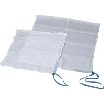 Břišní rouška B-TOWEL X 45x45, 17n/4vr., RTG páska, tkanice