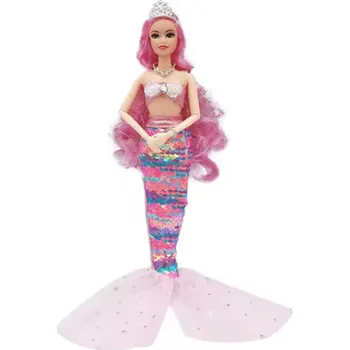 Panenka Panenka - mořská panna (5 barevných variant) Barva: růžová (pink)