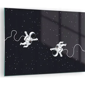 Obraz Obraz na skle do obýváku ložnice 70x50 abstrakce obrazy na zeď sklo