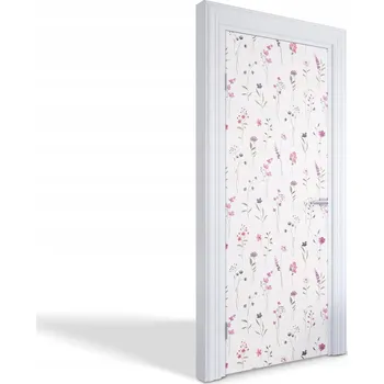 Fototapeta Samolepící dekorace ozdoba nálepka na dveře Jemné květy 75x205 cm