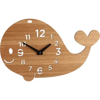 Hodiny Dětské nástěnné hodiny - velryba