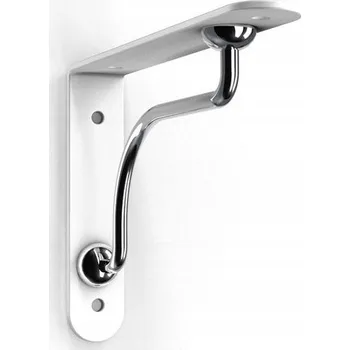 Koupelnový nábytek Podpěra Police PALLADIO Bílá Chrom 14cm