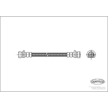 Brzdová hadice Brzdová hadice CORTECO 19032420