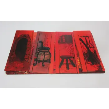 Gerlich Oboustranné kulisy k divadlu U jeskyně, V pekle