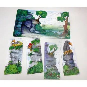 Oboustranně kulisy k divadlu U jeskyně, V pekle