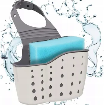 Organizace kuchyně KUCHYŇSKÝ ORGANIZÉR DO DŘEZU NA KOHOUTEK ODKAPÁVAČ NA HOUBIČKY