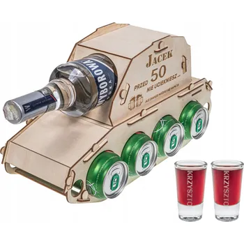 Sklenice PIVNÍ TANK na PIVO, VODKU, alkohol DÁREK ke DNI DĚDEČKA