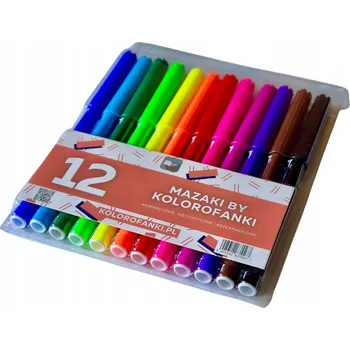 Popisovače od Kolorofanki. Fixy eko sada 12 Ks