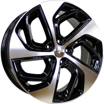 Alu kolo Alu kola Racing Line B1278, 19x7.5 5x114.3 ET53, černá + leštění