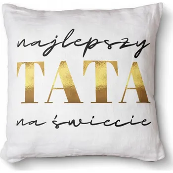 Dekorativní polštářek Den otců polštář s s potiskem 40x40 - Nejlepší táta na světě