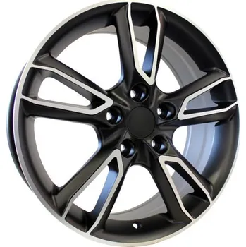 Alu kolo Alu kola Racing Line M502, 18x7.5 5x114.3 ET48, černá + leštění