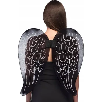 Karnevalový doplněk Andělská křídla Boland 53 x 54 cm, černá