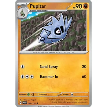 Sběratelská karetní hra Pupitar 048/131 - Prismatic Evolutions Typ karty: Non-Holo