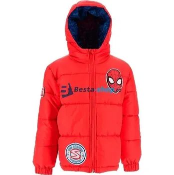 Dívčí bunda Zimní bunda pro kluky – Spider-Man, červená