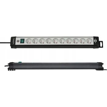 Napájecí kabel Prodlužovací Kabel přívod Brennenstuhl 3 m, 8 ks, šedý