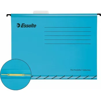 Esselte - závěsné desky s rychlovazačem - modré, 10 ks
