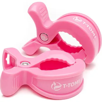 Držák na kočárek T-Tomi Kočárkový kolíček, růžový