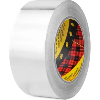 Lepicí páska 3M™ hliníková lepicí páska 1436, stříbrná, 50 mm x 50 m