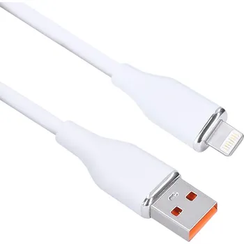 Datový kabel Solight lightning kabel, USB 2.0 A konektor - Lightning konektor, silikon, 0,5m